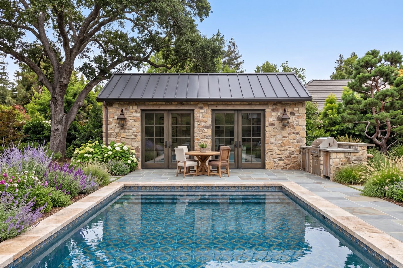 Sherman Oaks Pool House by Gross Design + Build